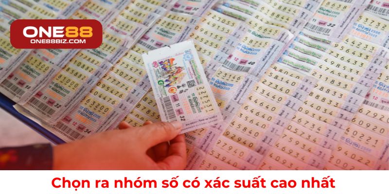 Cách chọn nhóm số có xác suất trúng thưởng cao